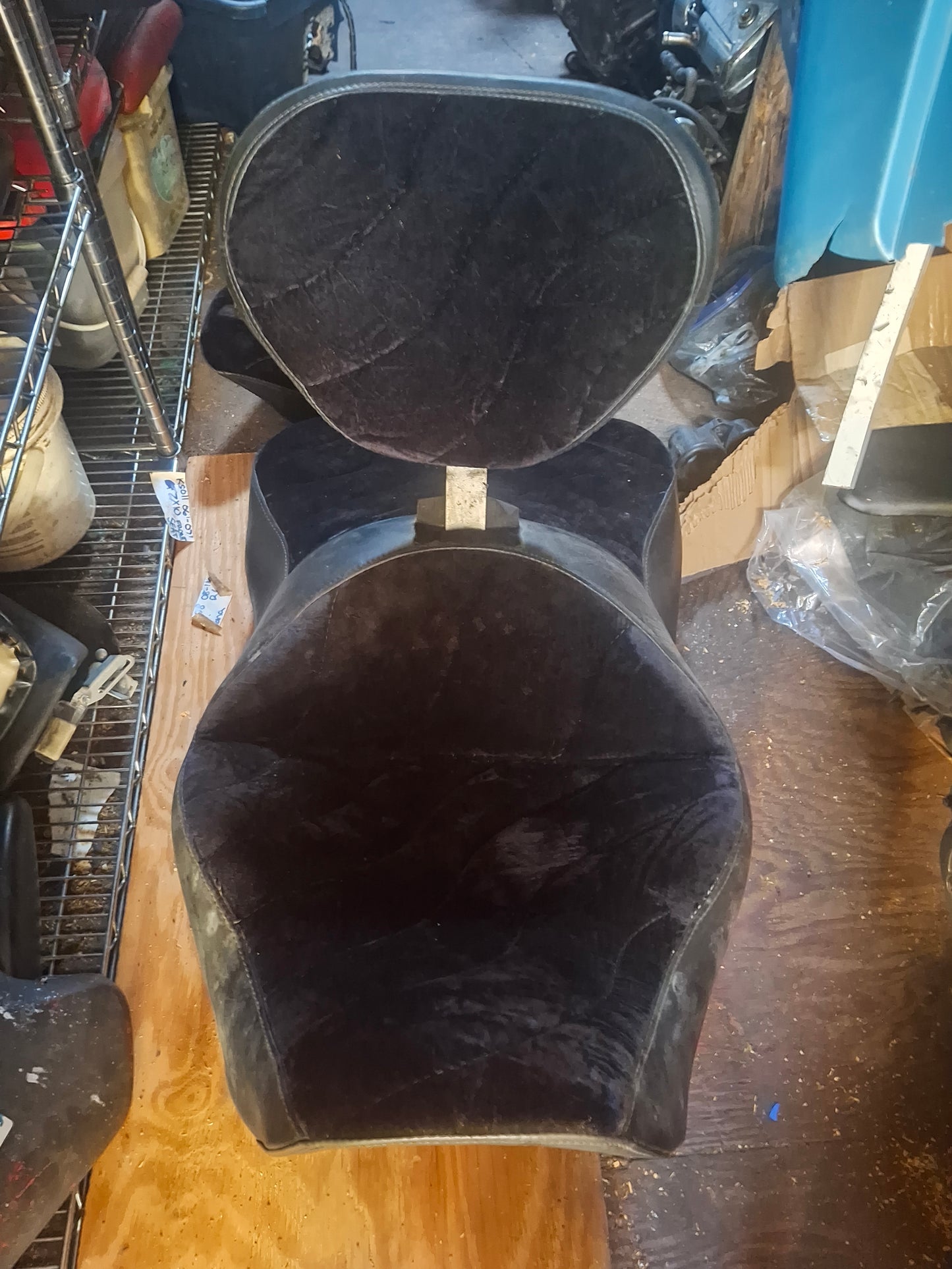 Honda Goldwing Dual Seat With Backrest GL Velour Hartco International Saddle