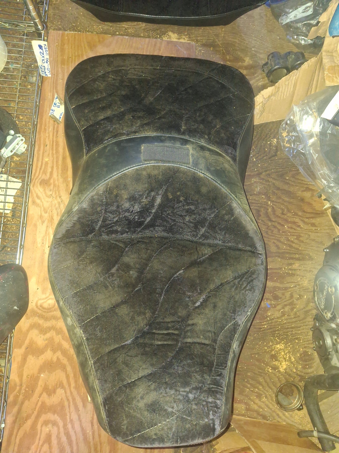 Honda Goldwing Dual Seat With Backrest GL Velour Hartco International Saddle