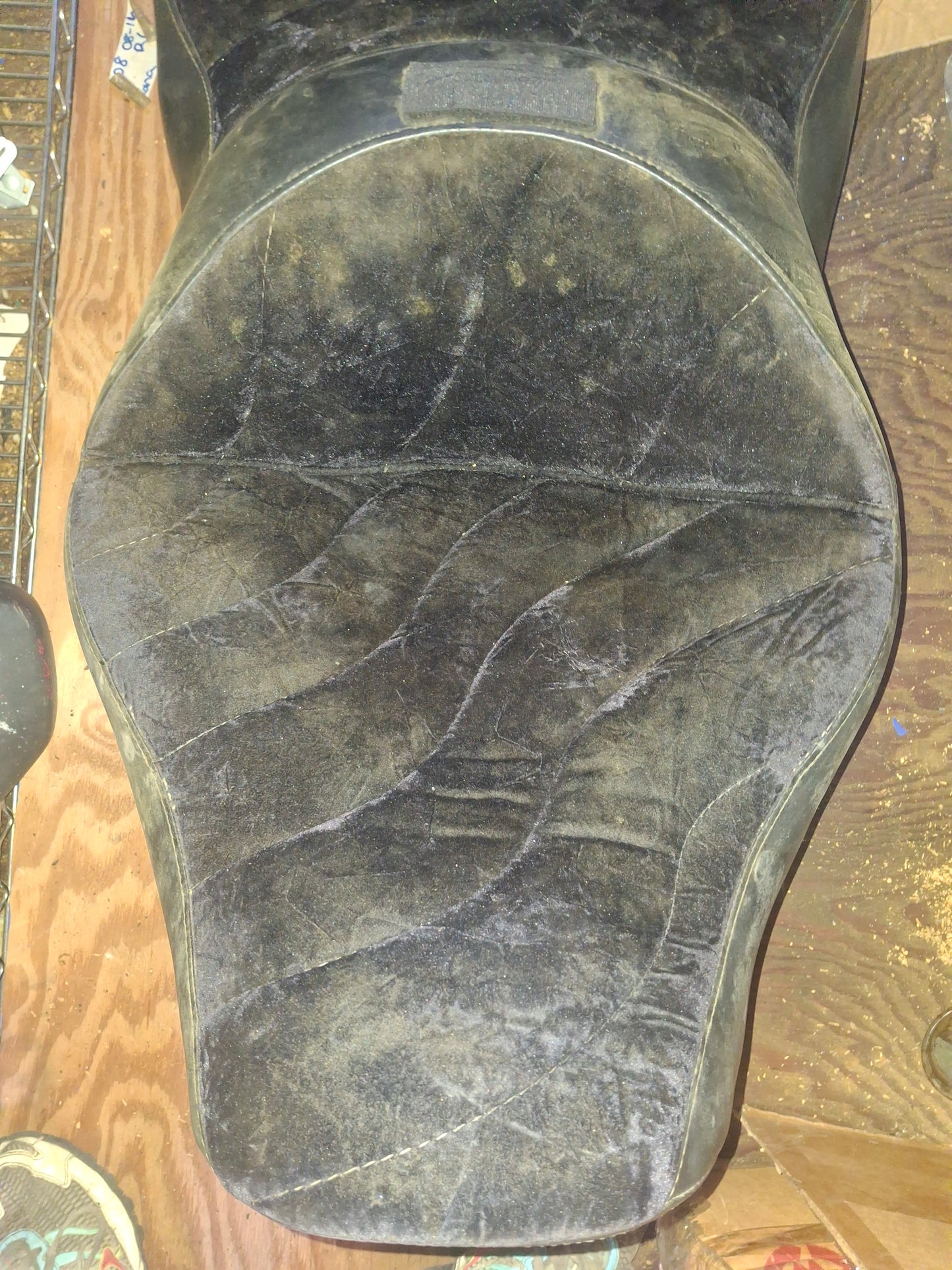 Honda Goldwing Dual Seat With Backrest GL Velour Hartco International Saddle