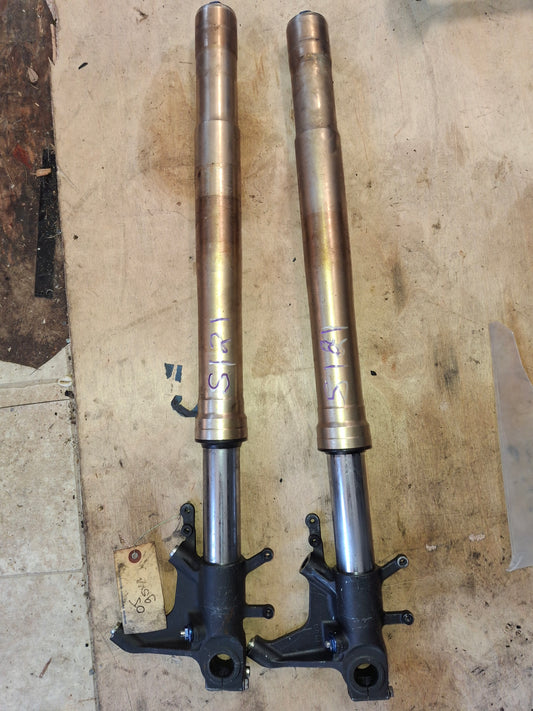 06 07 Suzuki GSXR 600 750 Front Forks Shocks Suspension GSXR600 GSXR750 S3751