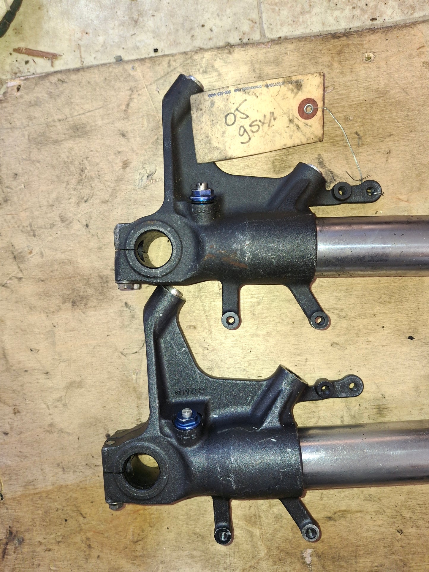 06 07 Suzuki GSXR 600 750 Front Forks Shocks Suspension GSXR600 GSXR750 S3751