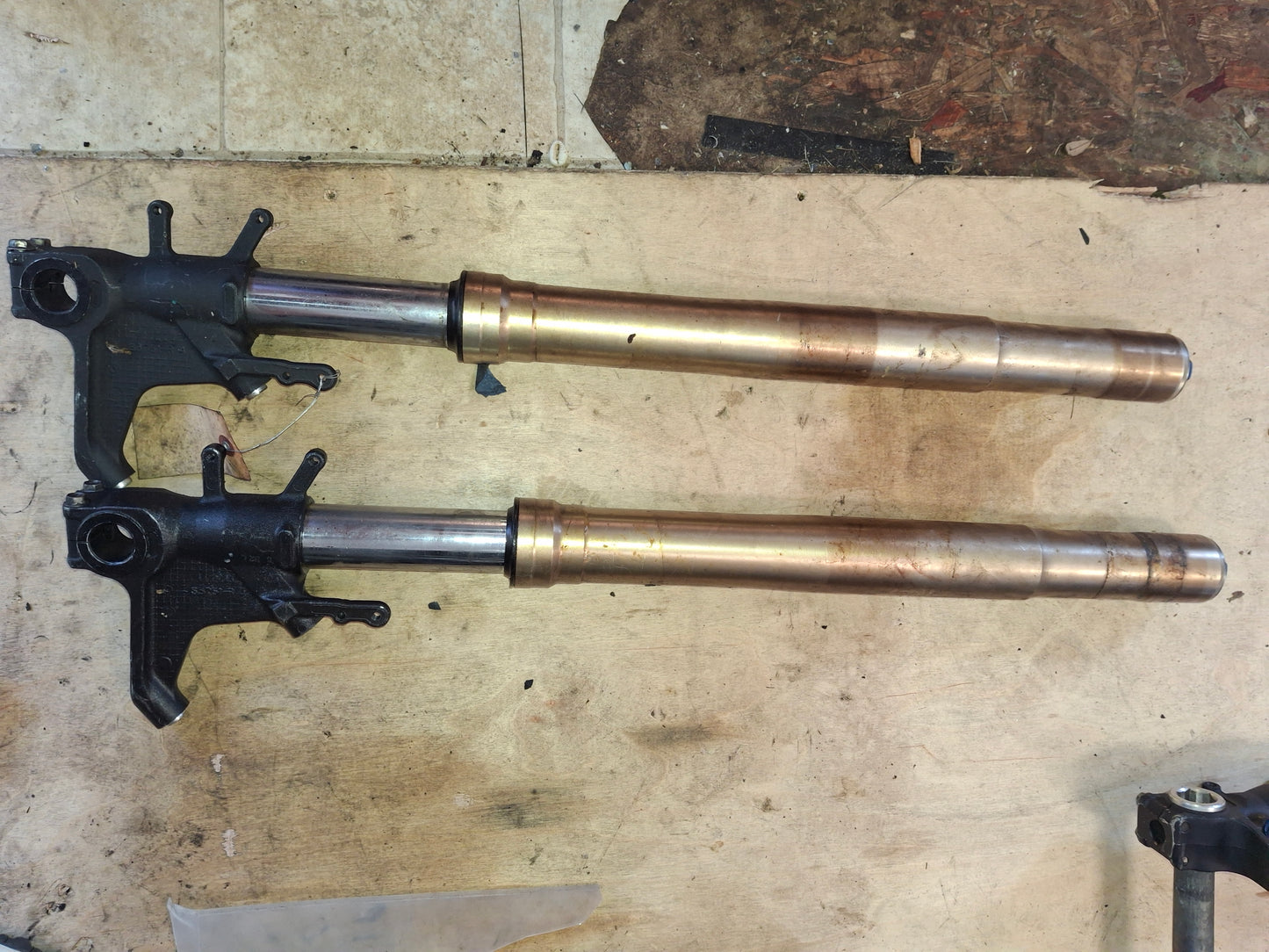 06 07 Suzuki GSXR 600 750 Front Forks Shocks Suspension GSXR600 GSXR750 S3751