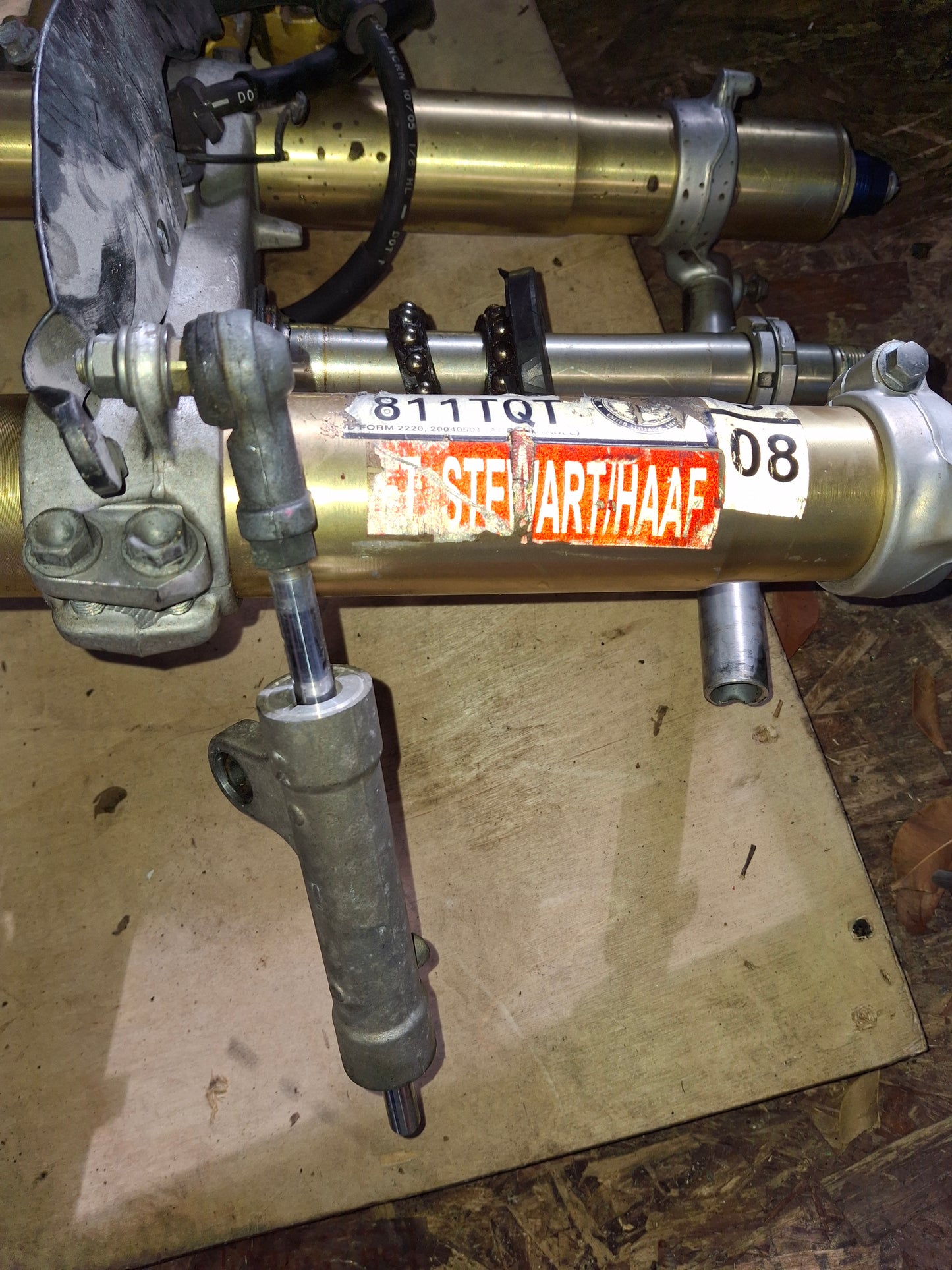 SOLD SOLD 04 05 Suzuki GSXR 600 750 Forks Triple Tree Clip-ons Calipers Fender Damper Axle