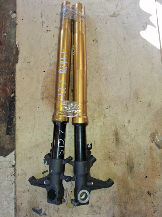 03 04 Suzuki GSXR 1000 Forks Front End Suspension K3 K4 GSXR1000