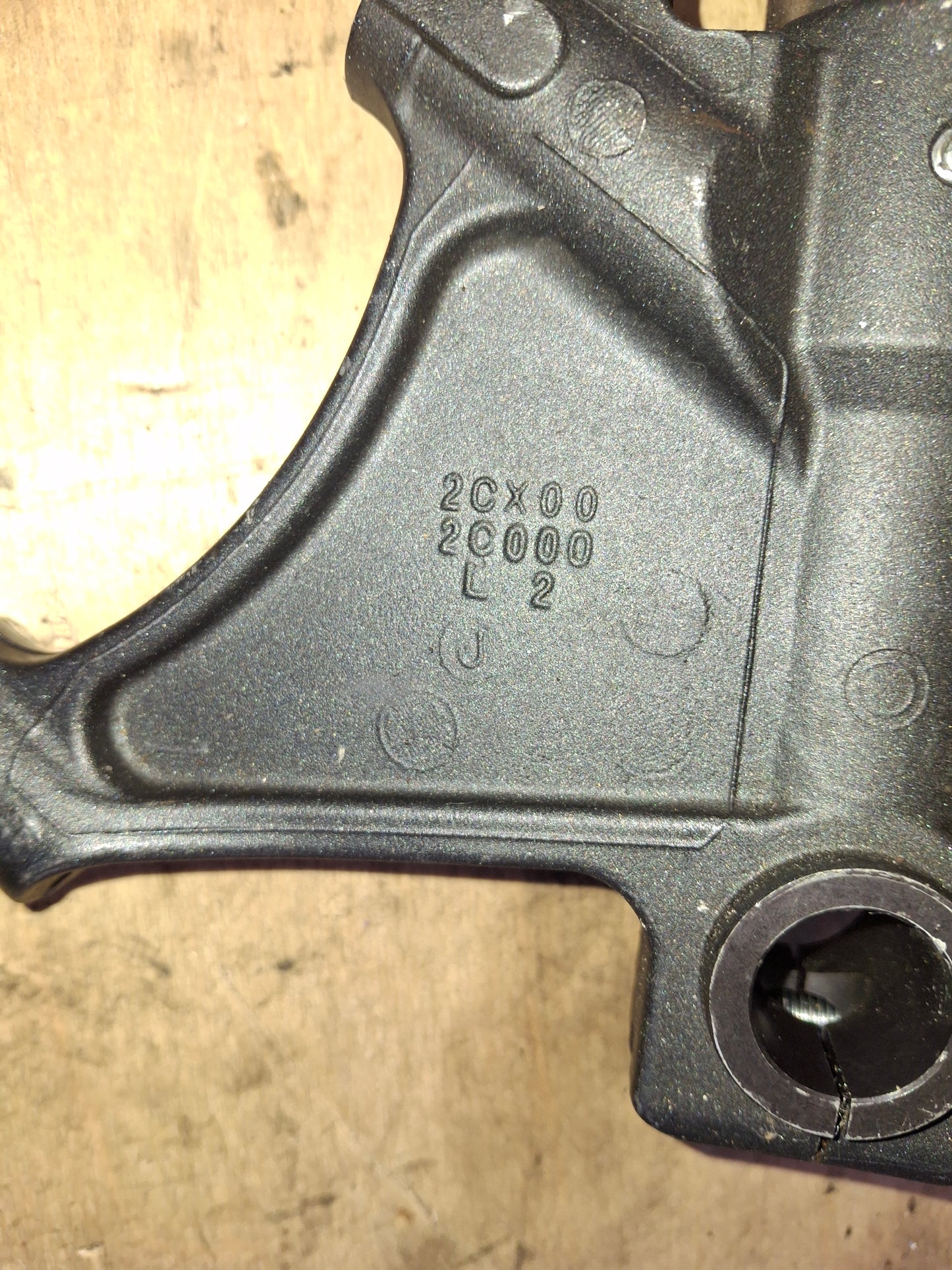 08-16 Yamaha R6 Left Front Fork Bent For Parts 2CX00 2C000 L2 YZF 600 - Free Shipping