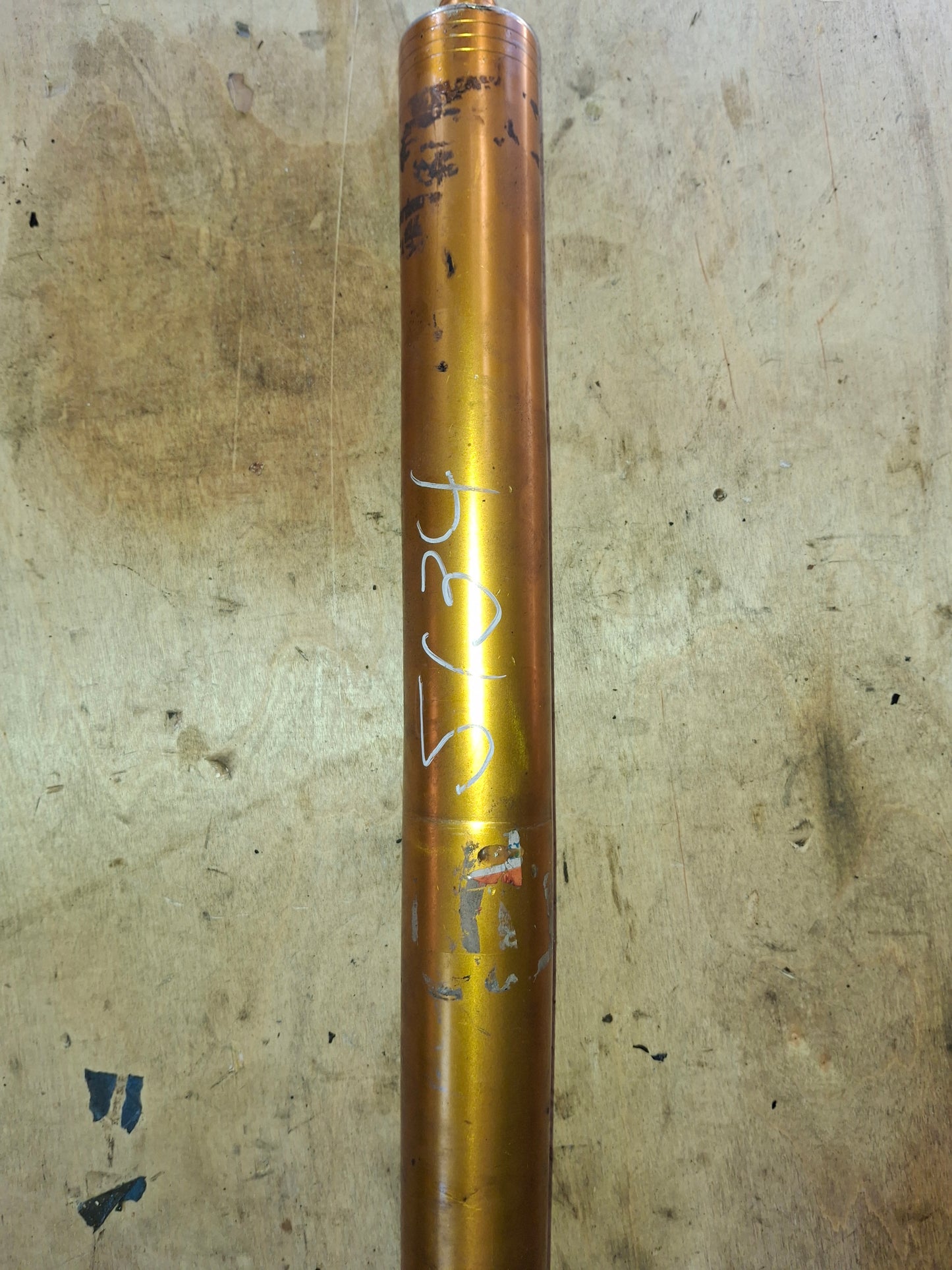 08-16 Yamaha R6 Left Front Fork Bent For Parts 2CX00 2C000 L2 YZF 600 - Free Shipping