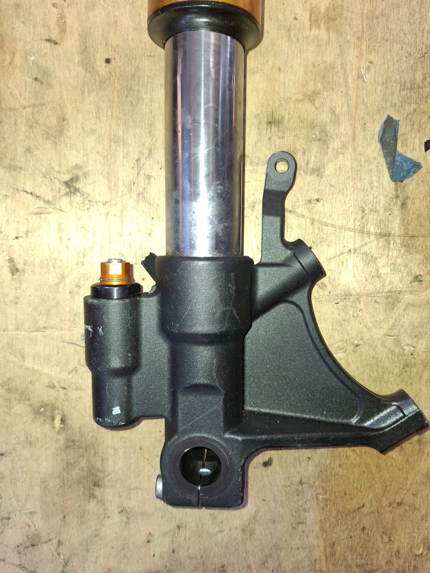 08-16 Yamaha R6 Left Front Fork Bent For Parts 2CX00 2C000 L2 YZF 600 - Free Shipping