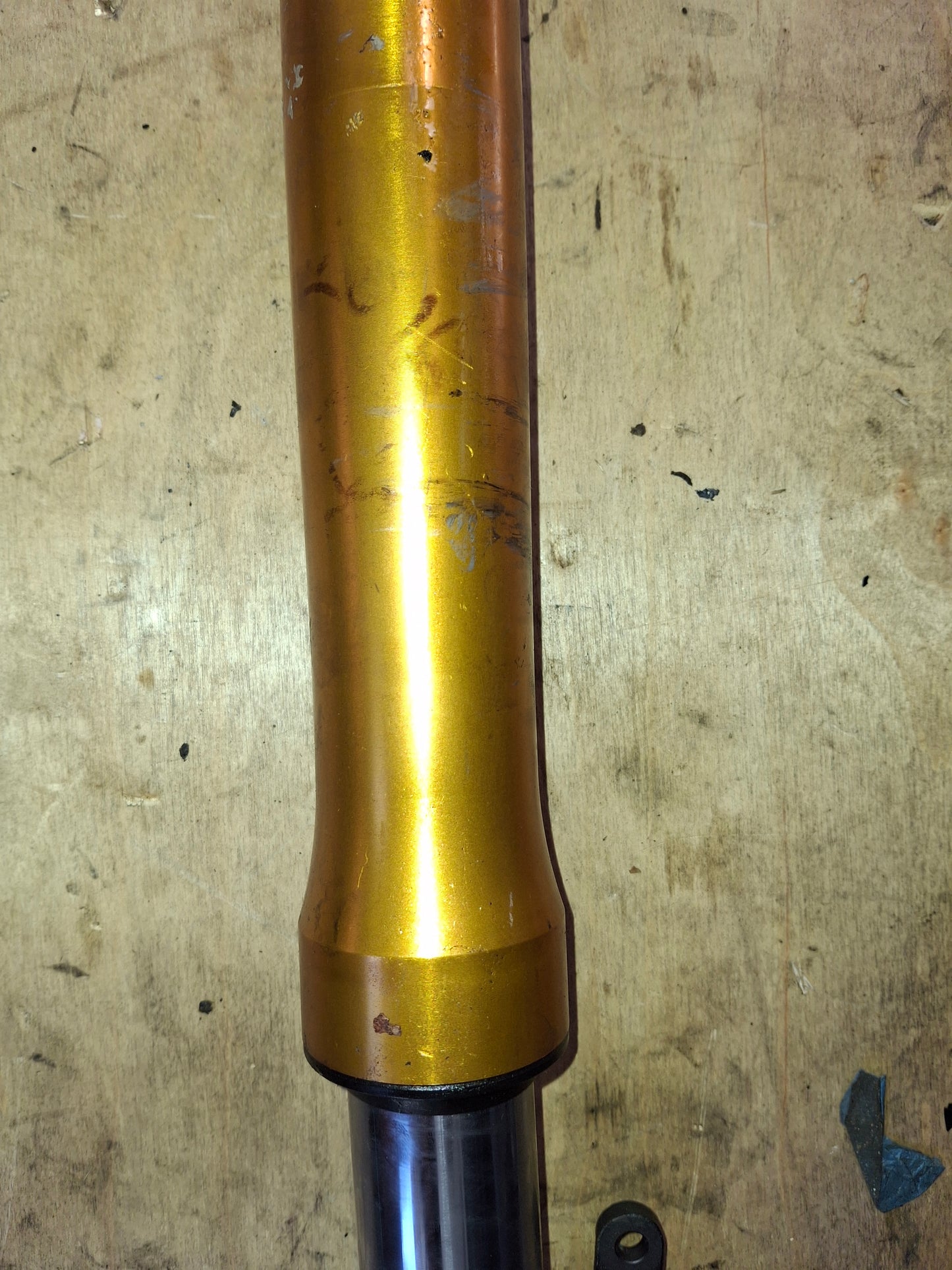 08-16 Yamaha R6 Left Front Fork Bent For Parts 2CX00 2C000 L2 YZF 600 - Free Shipping