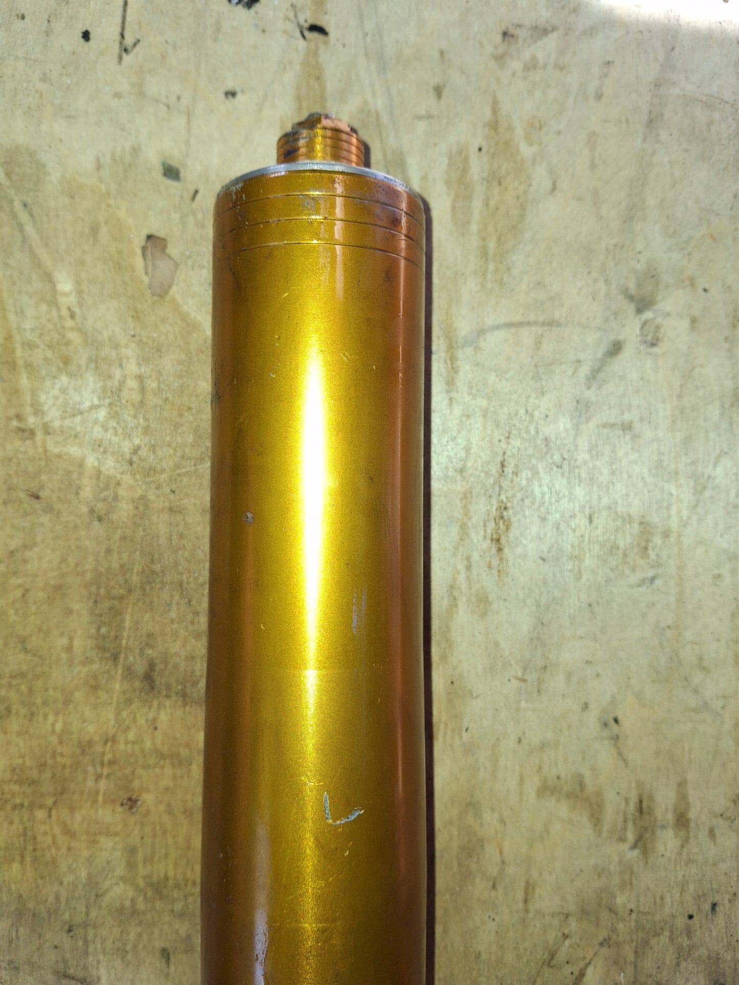 08-16 Yamaha R6 Left Front Fork Bent For Parts 2CX00 2C000 L2 YZF 600 - Free Shipping