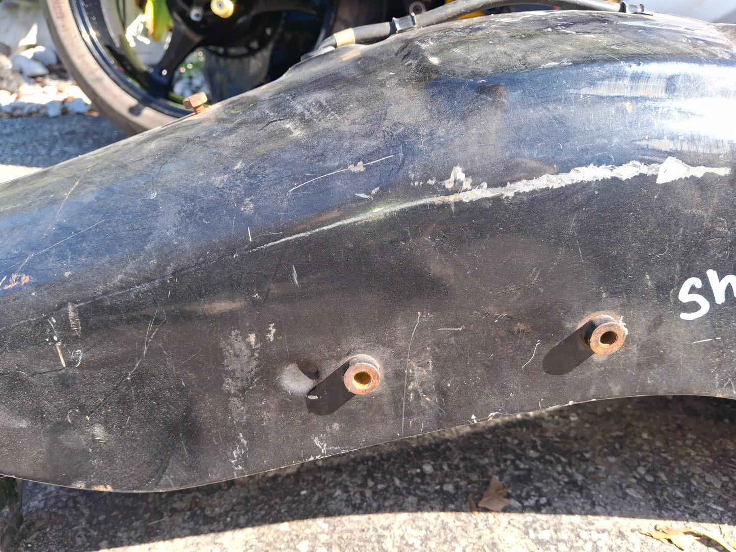 Honda Shadow 1100 Rear Fender w Tail Light VT1100 VT 1100 Taillight