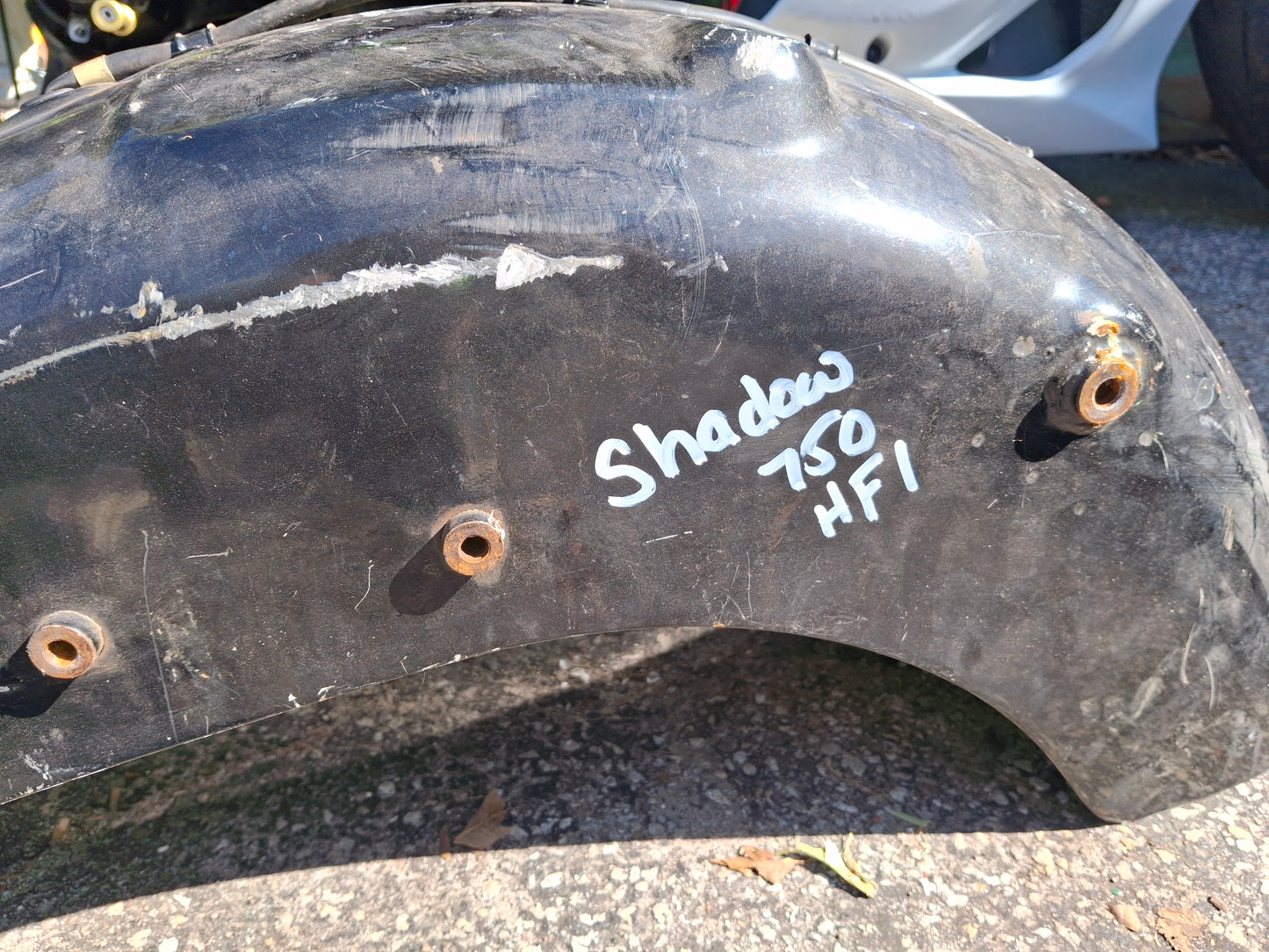 Honda Shadow 1100 Rear Fender w Tail Light VT1100 VT 1100 Taillight