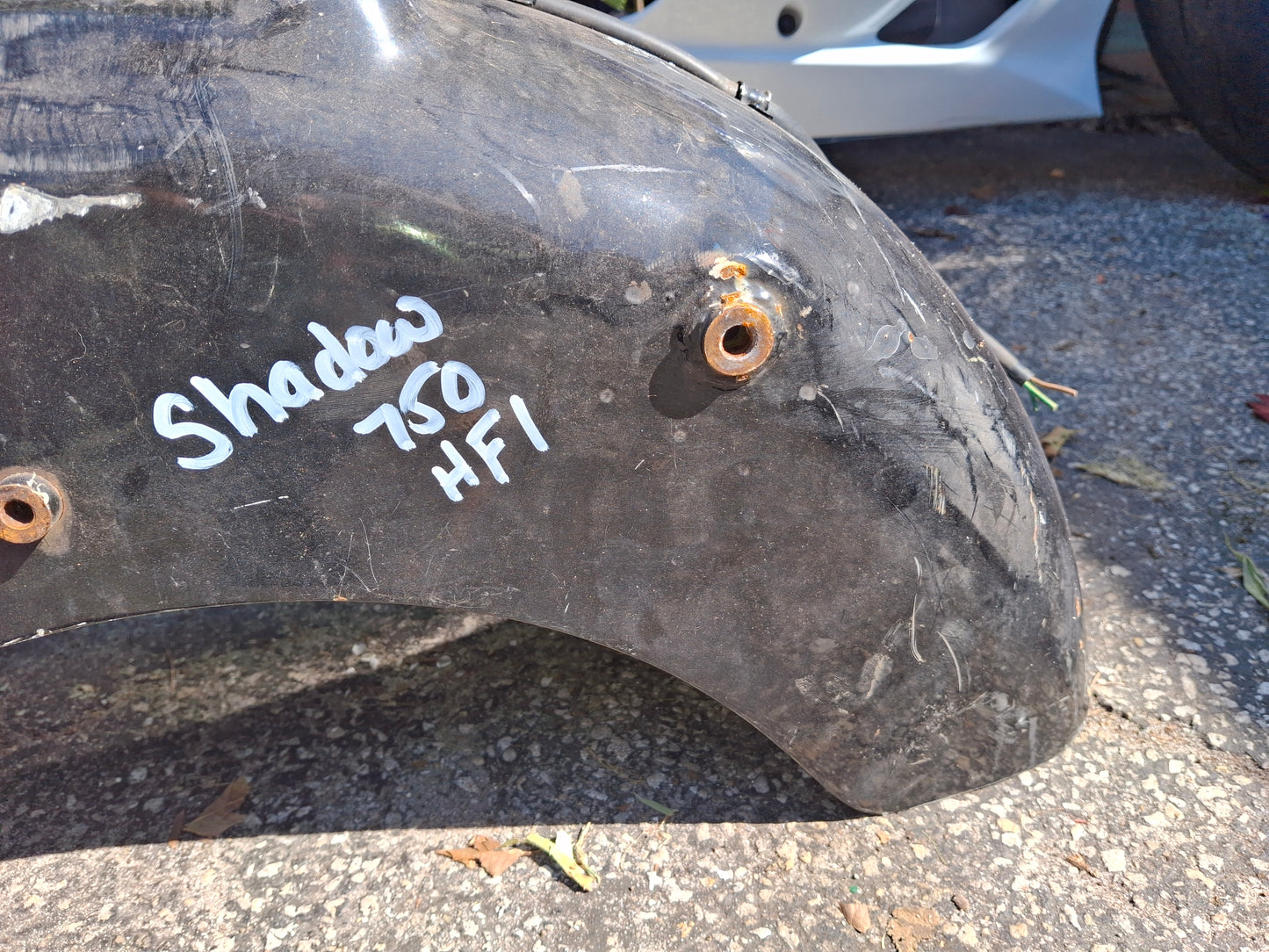 Honda Shadow 1100 Rear Fender w Tail Light VT1100 VT 1100 Taillight