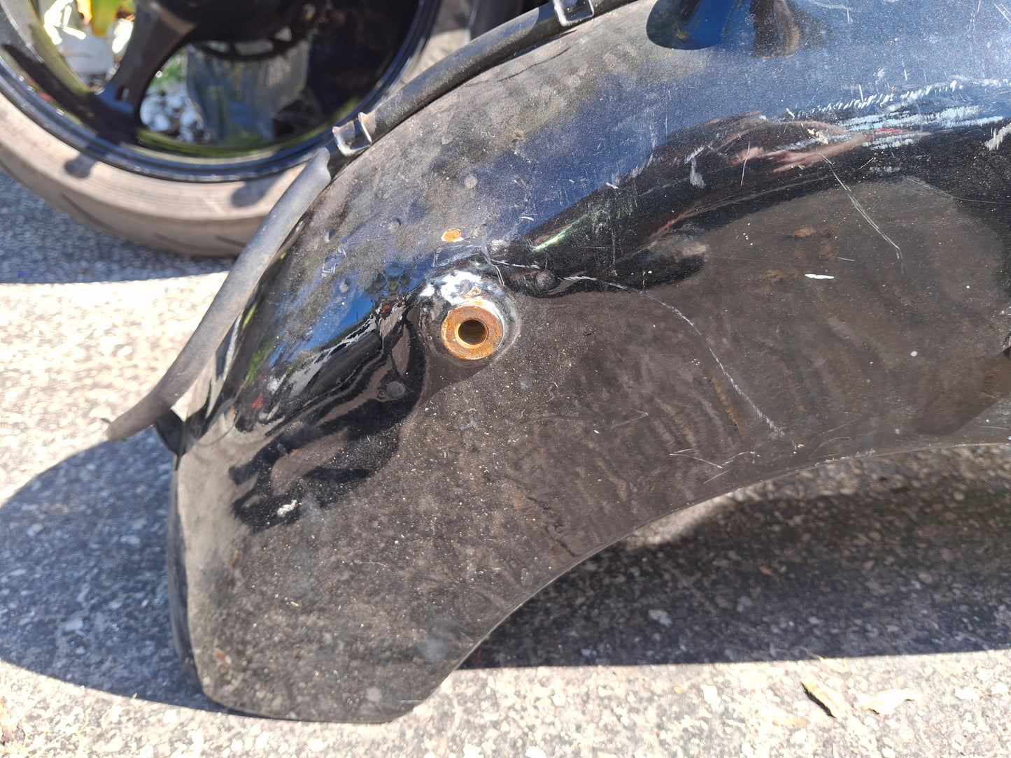 Honda Shadow 1100 Rear Fender w Tail Light VT1100 VT 1100 Taillight