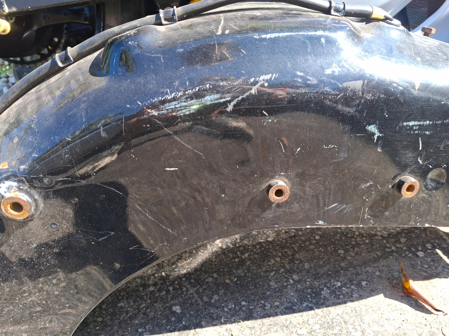 Honda Shadow 1100 Rear Fender w Tail Light VT1100 VT 1100 Taillight