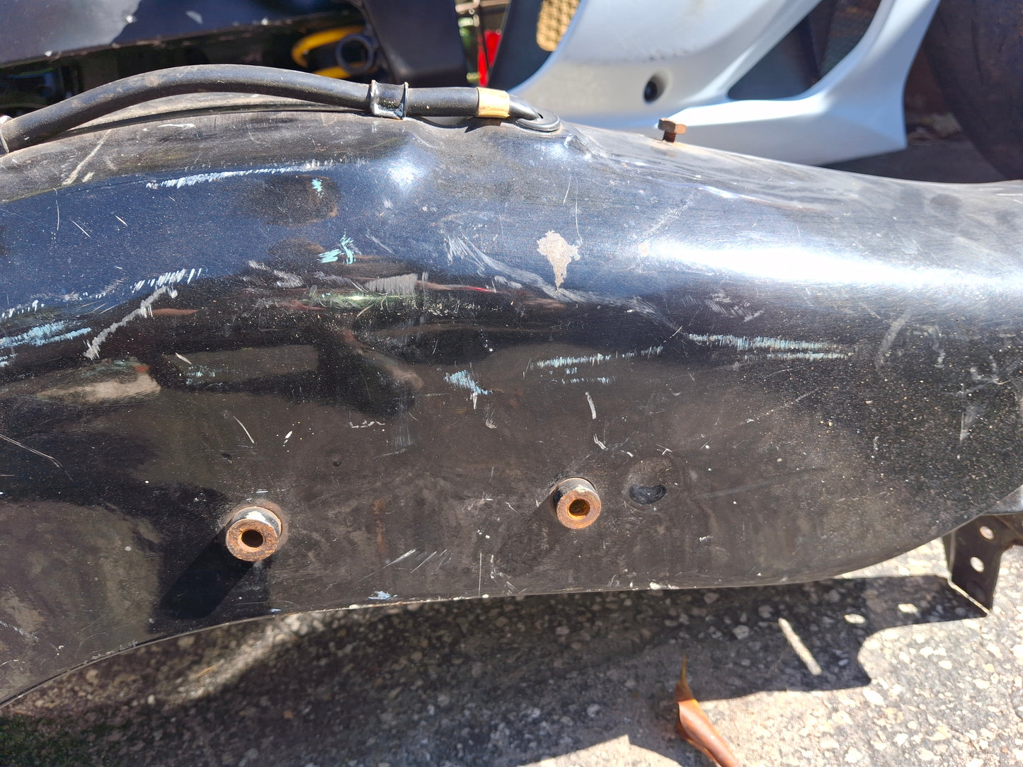 Honda Shadow 1100 Rear Fender w Tail Light VT1100 VT 1100 Taillight