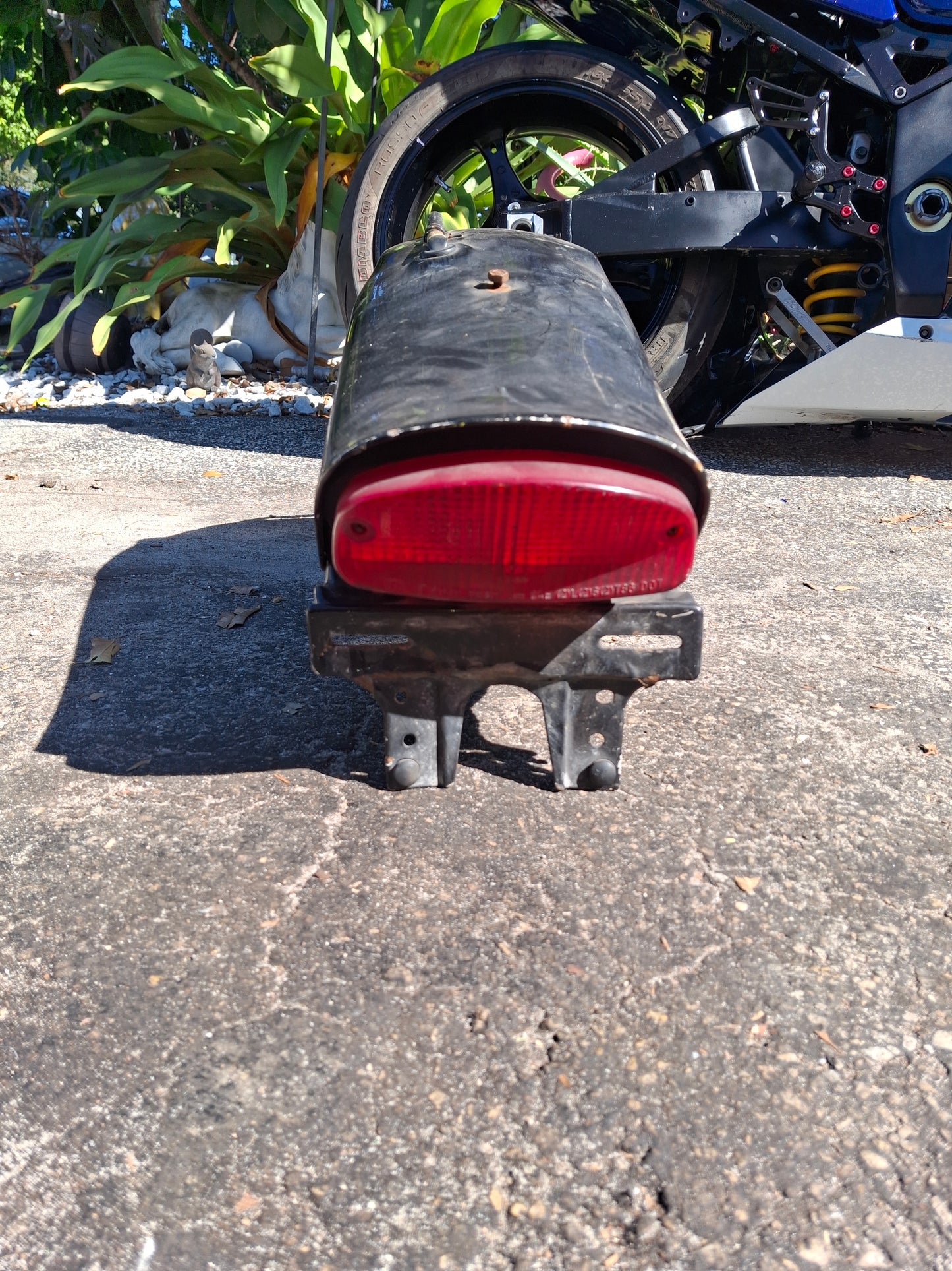 Honda Shadow 1100 Rear Fender w Tail Light VT1100 VT 1100 Taillight