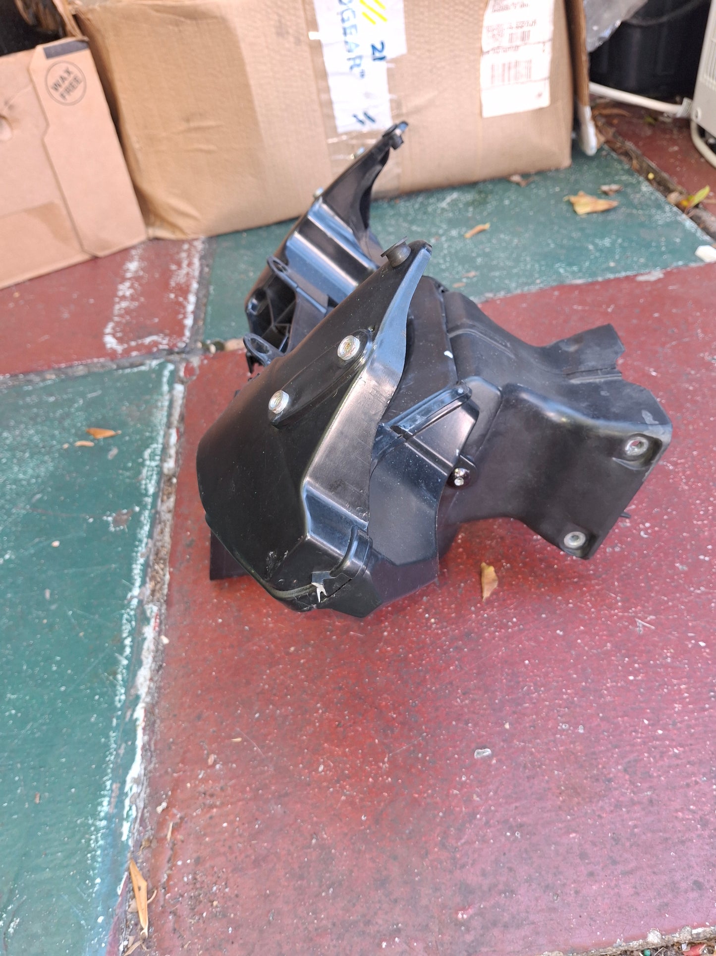 Honda CBR600RR Ram Air Duct Intake Tube & Upper Stay Bracket Fit For 07-12 2011