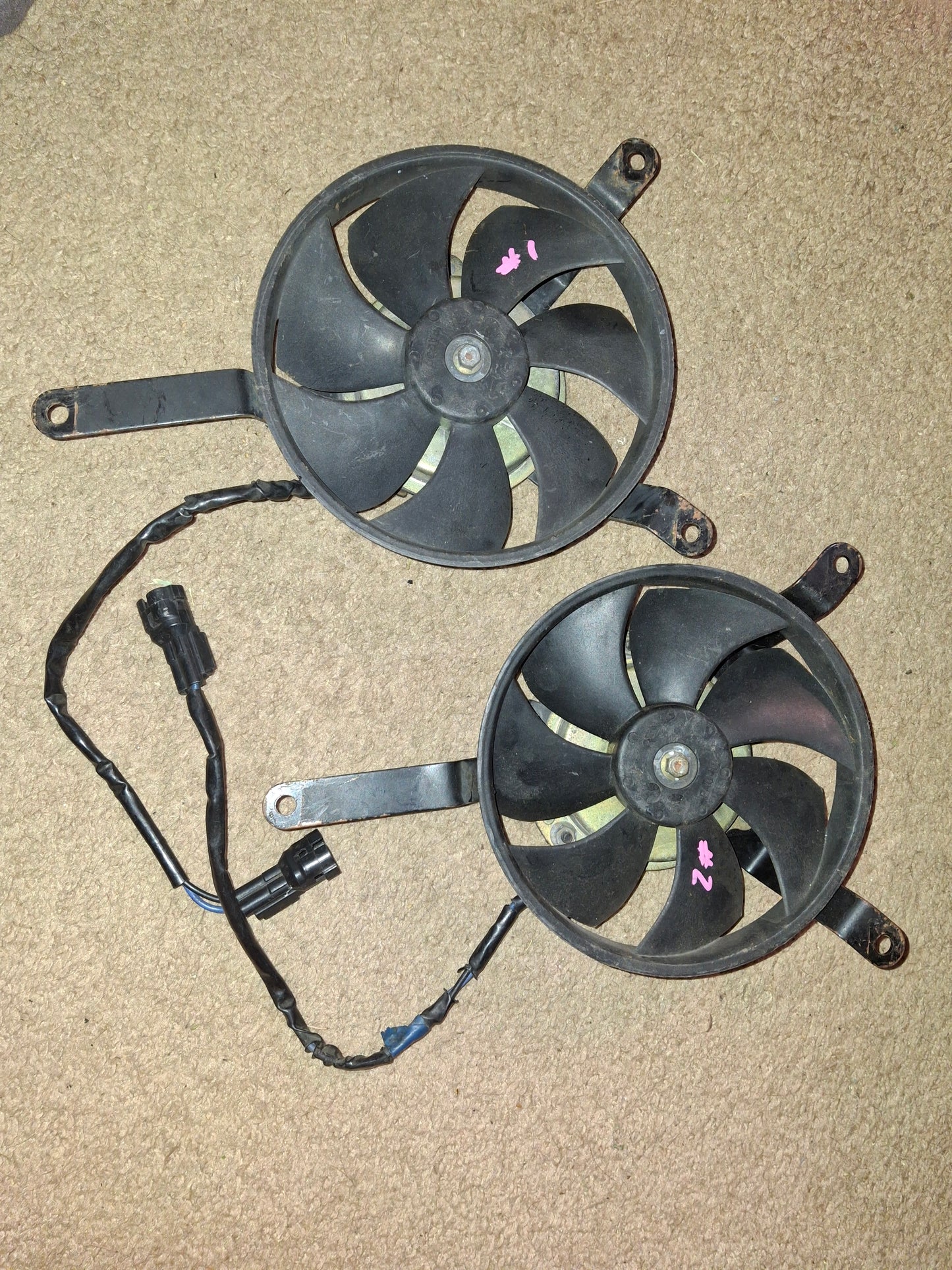 OEM 03 04 05 06 Honda CBR600RR Radiator Fan 600RR Cooling Fan Coolant Fan 1 Fan