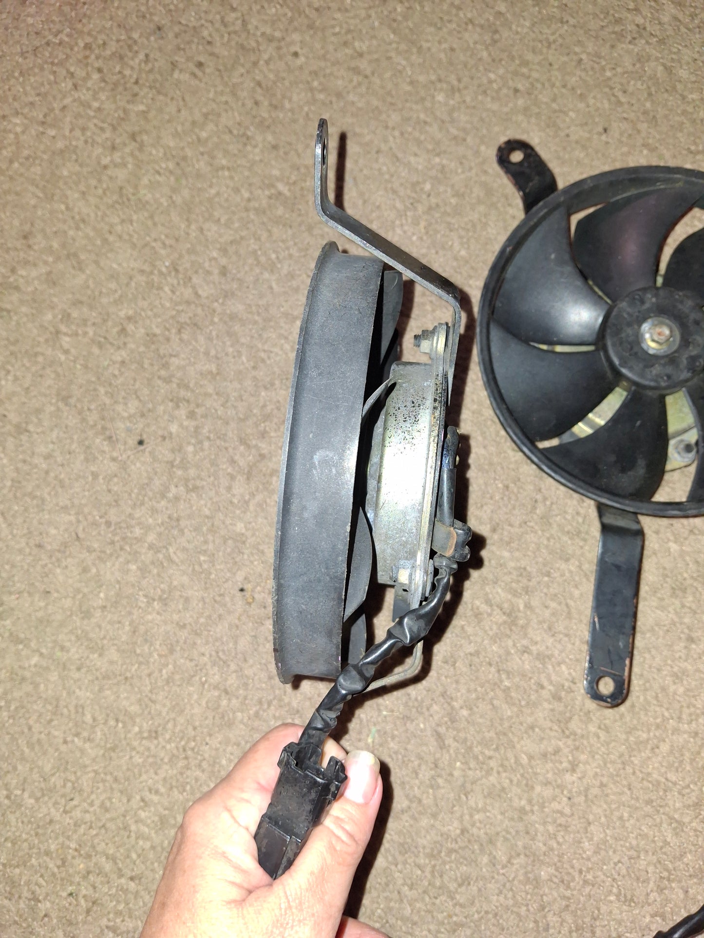 OEM 03 04 05 06 Honda CBR600RR Radiator Fan 600RR Cooling Fan Coolant Fan 1 Fan