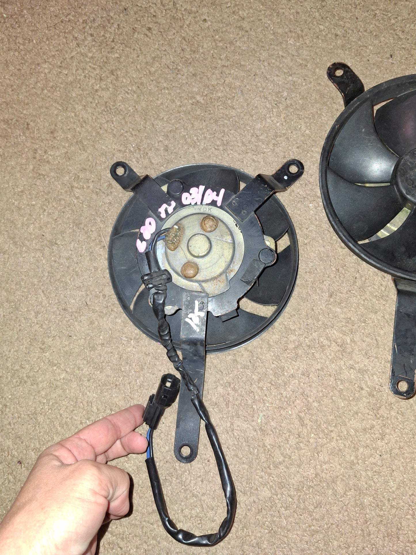 OEM 03 04 05 06 Honda CBR600RR Radiator Fan 600RR Cooling Fan Coolant Fan 1 Fan