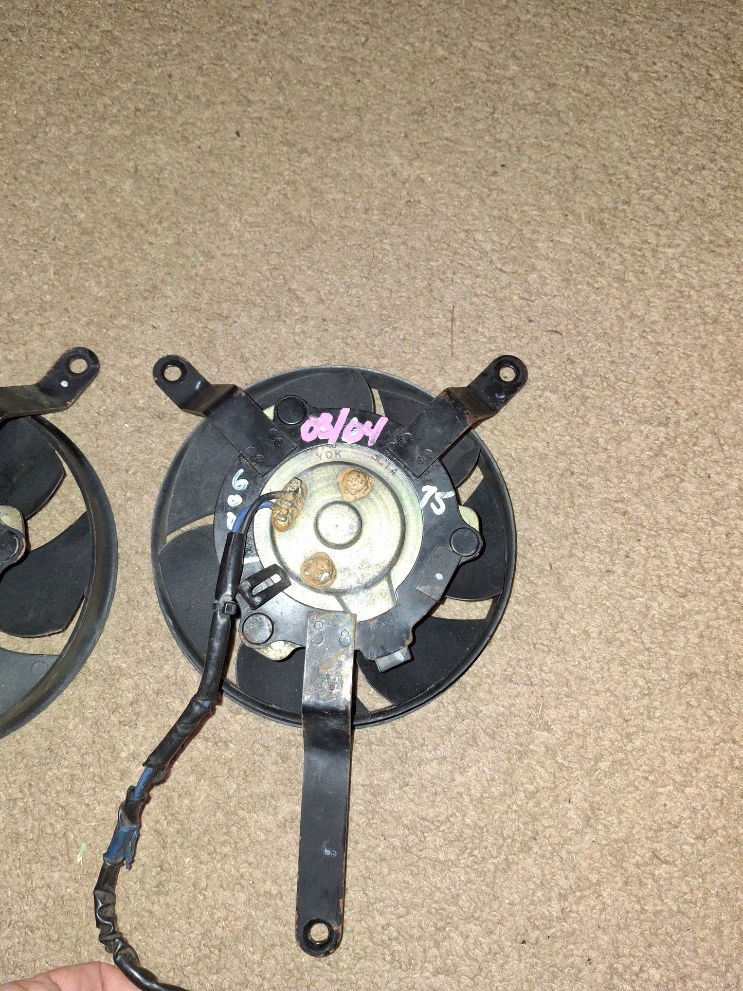 OEM 03 04 05 06 Honda CBR600RR Radiator Fan 600RR Cooling Fan Coolant Fan 1 Fan