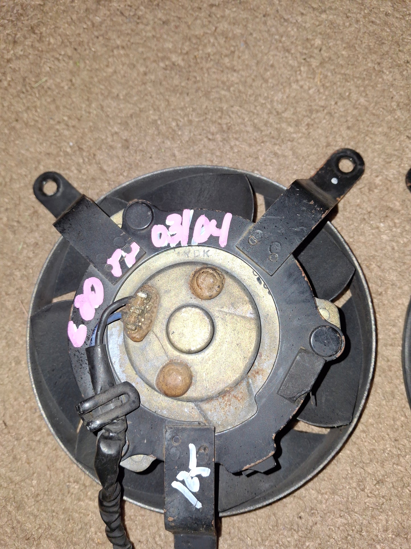 OEM 03 04 05 06 Honda CBR600RR Radiator Fan 600RR Cooling Fan Coolant Fan 1 Fan