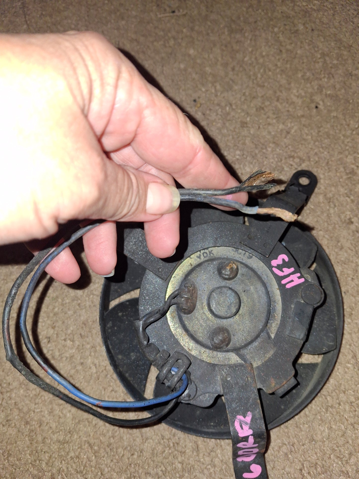 OEM 03 04 05 06 Honda CBR600RR Radiator Fan 600RR Cooling Fan Coolant Fan