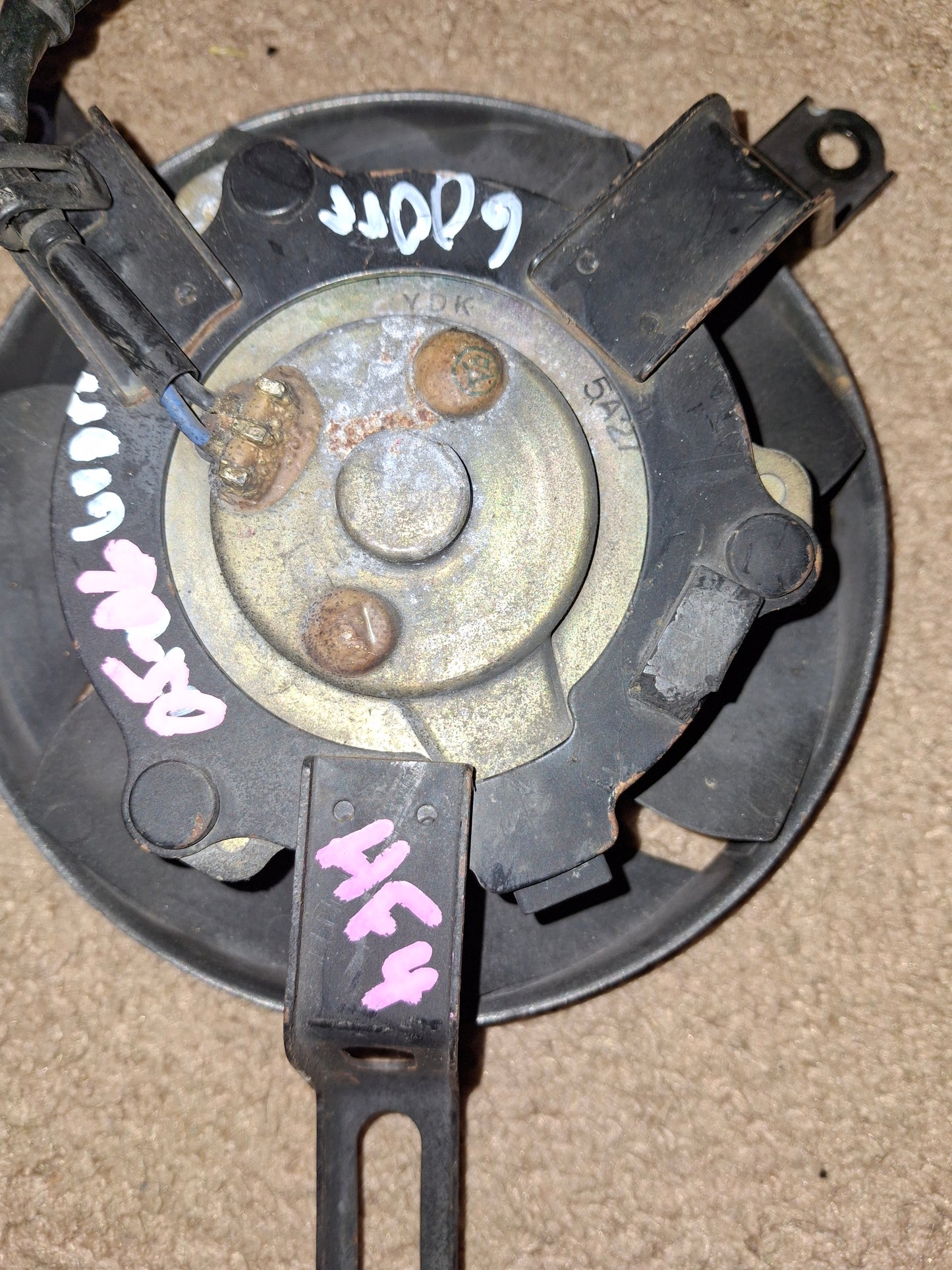 OEM 05 06 Honda CBR600RR Radiator Fan 600RR Cooling Fan Coolant Fan 03 04