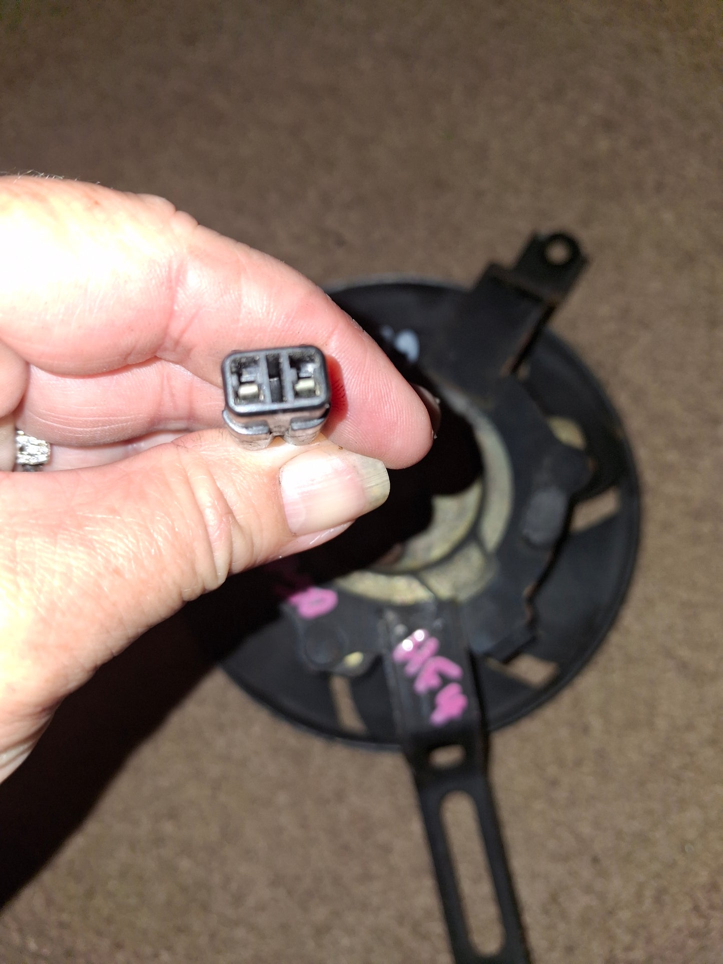 OEM 05 06 Honda CBR600RR Radiator Fan 600RR Cooling Fan Coolant Fan 03 04