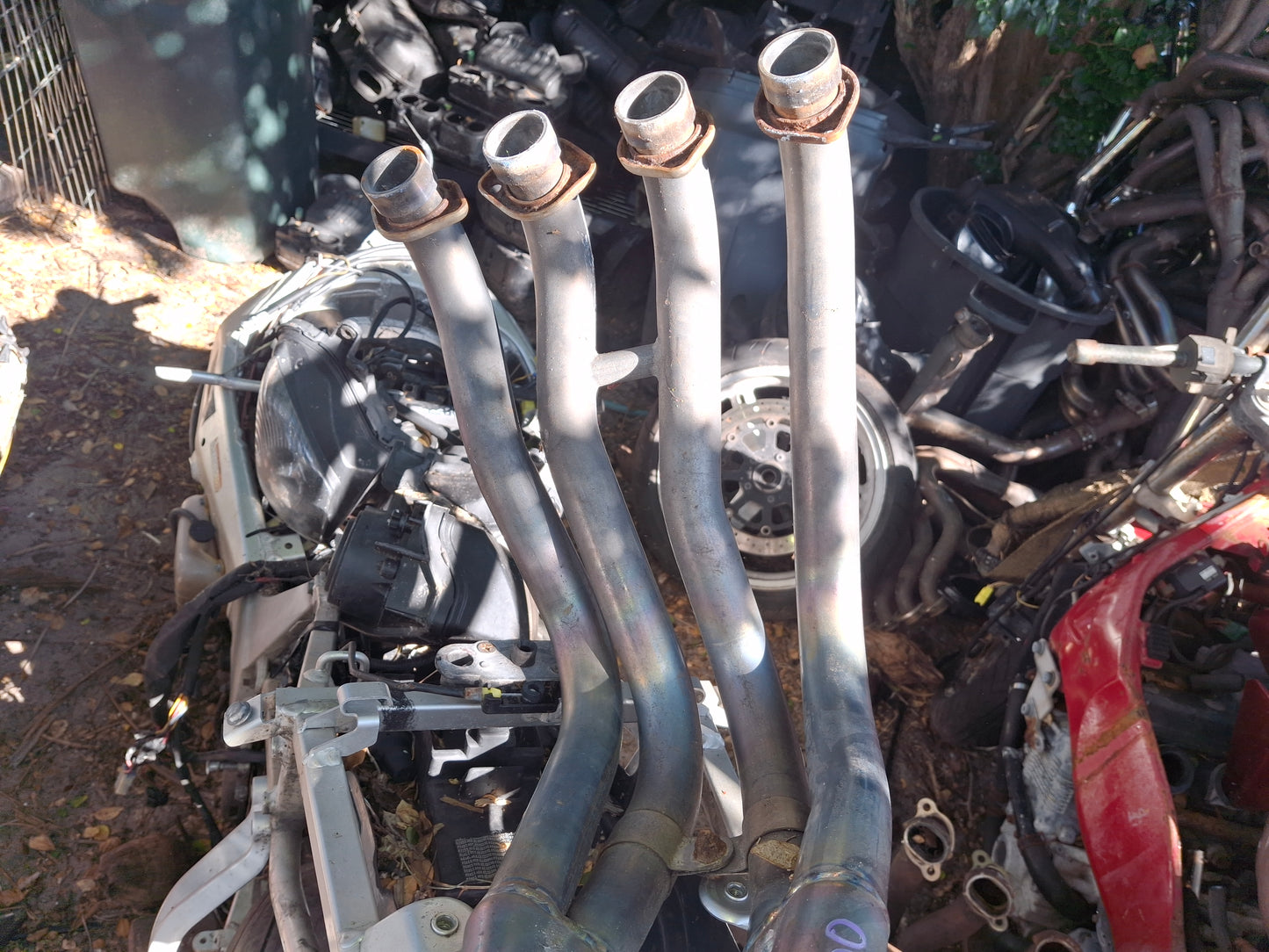 05 06 Suzuki GSXR 1000 Exhaust Header Pipes GSXR1000 Head Pipe 41G1A