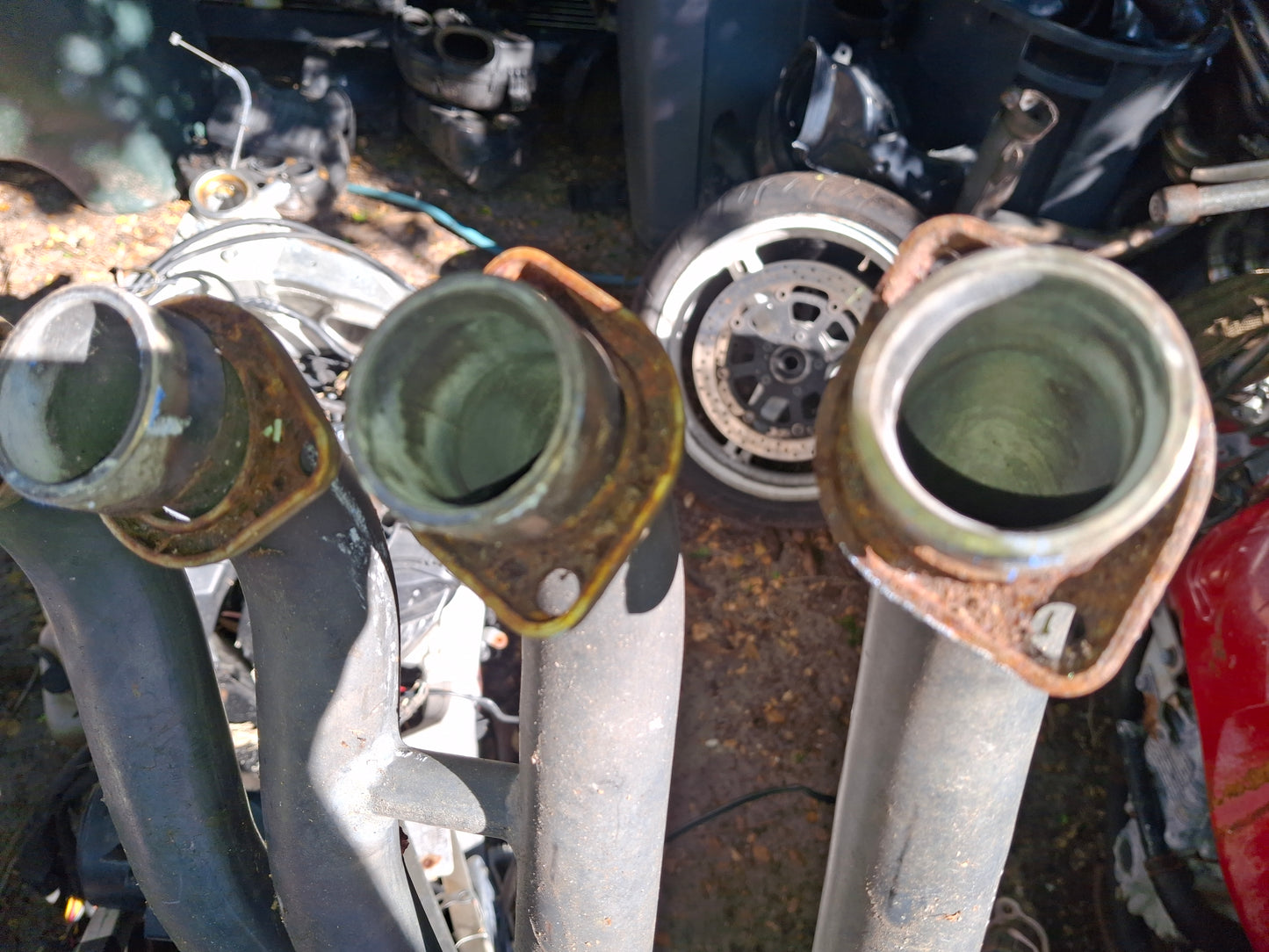 05 06 Suzuki GSXR 1000 Exhaust Header Pipes GSXR1000 Head Pipe 41G1A