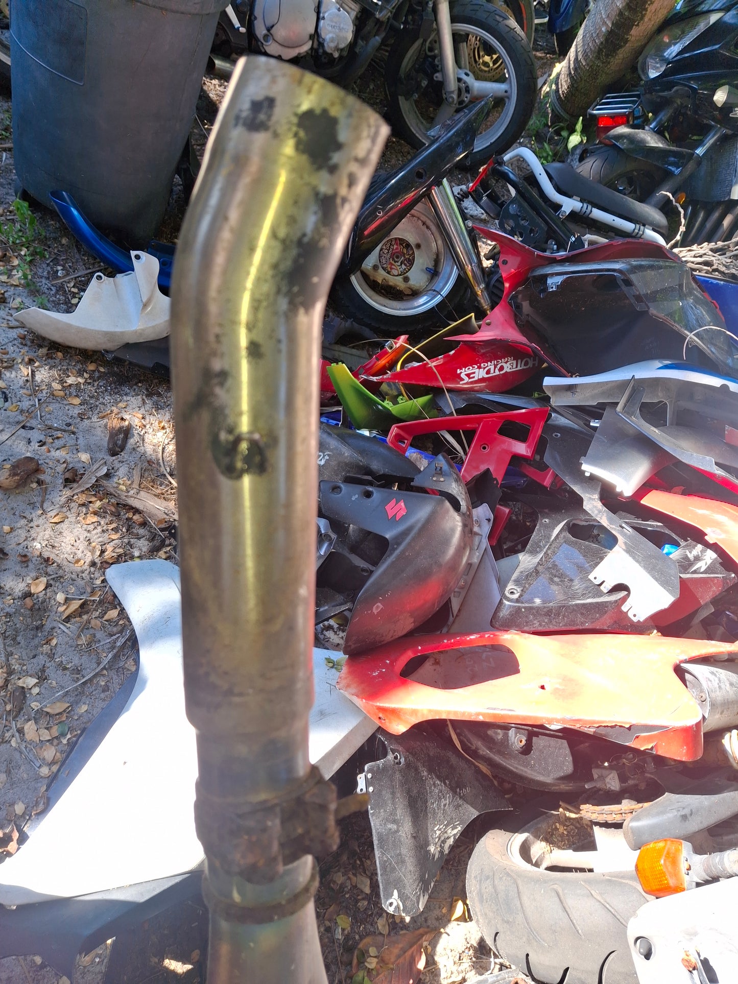 05 06 Suzuki GSXR 1000 Exhaust Header Pipes GSXR1000 Head Pipe 41G1A