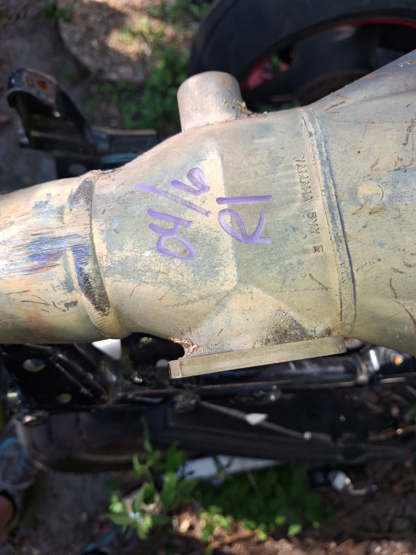 04 - 06 Yamaha R1 Header Pipes 05 R1 Head Pipes Exhaust Pipe Pipes 5VY