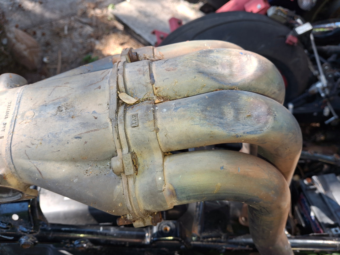 04 - 06 Yamaha R1 Header Pipes 05 R1 Head Pipes Exhaust Pipe Pipes 5VY