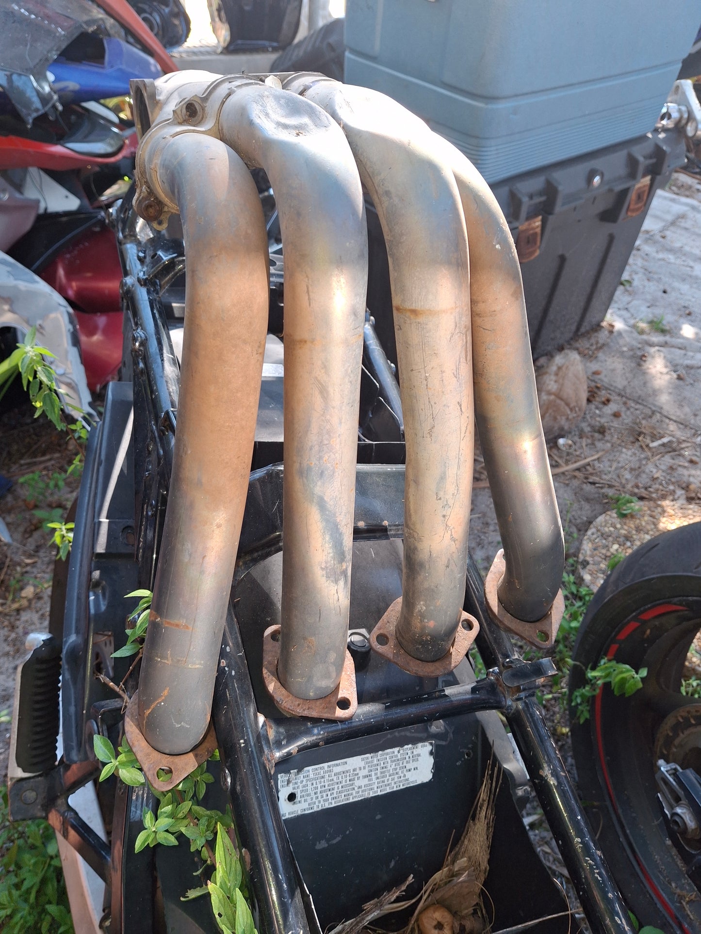 04 - 06 Yamaha R1 Header Pipes 05 R1 Head Pipes Exhaust Pipe Pipes 5VY