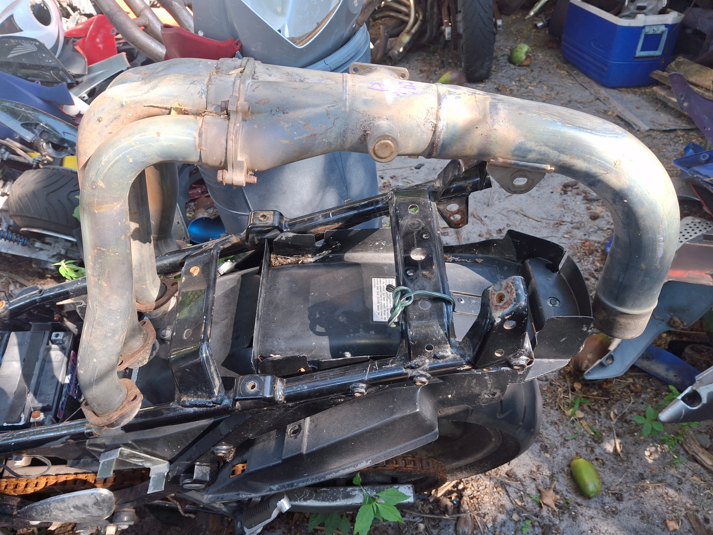 04 - 06 Yamaha R1 Header Pipes 05 R1 Head Pipes Exhaust Pipe Pipes 5VY