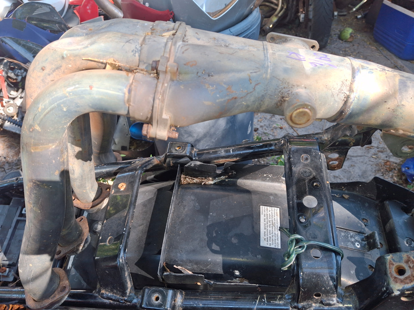 04 - 06 Yamaha R1 Header Pipes 05 R1 Head Pipes Exhaust Pipe Pipes 5VY