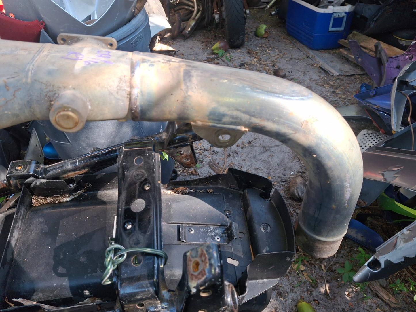 04 - 06 Yamaha R1 Header Pipes 05 R1 Head Pipes Exhaust Pipe Pipes 5VY