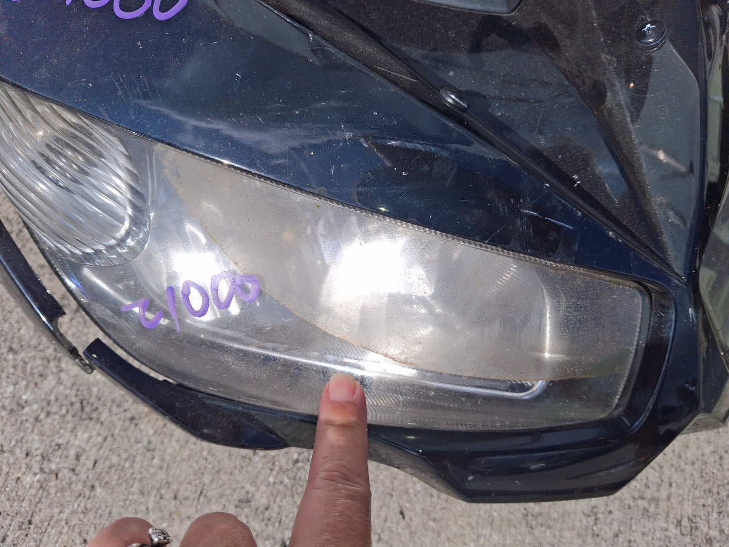 2015 Kawasaki Z1000SX Headlight Head Light Z1000 SX Ninja 1000 HEADLIGHT ONLY