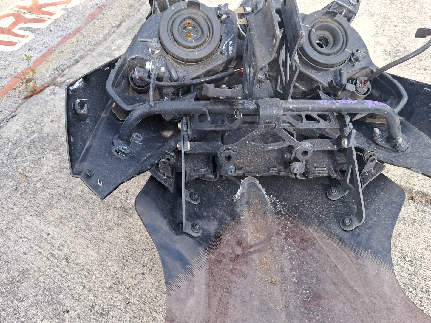 SOLD SOLD 15 Kawasaki Z1000SX Front Windshield Upper Bracket Mirror Stay Z1000 Ninja 1000