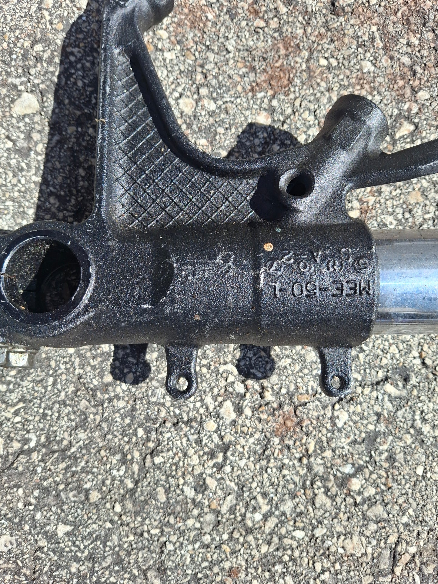 05 06 Honda CBR600RR Forks 600RR Front End Inverted With Lower Triple Tree MEE