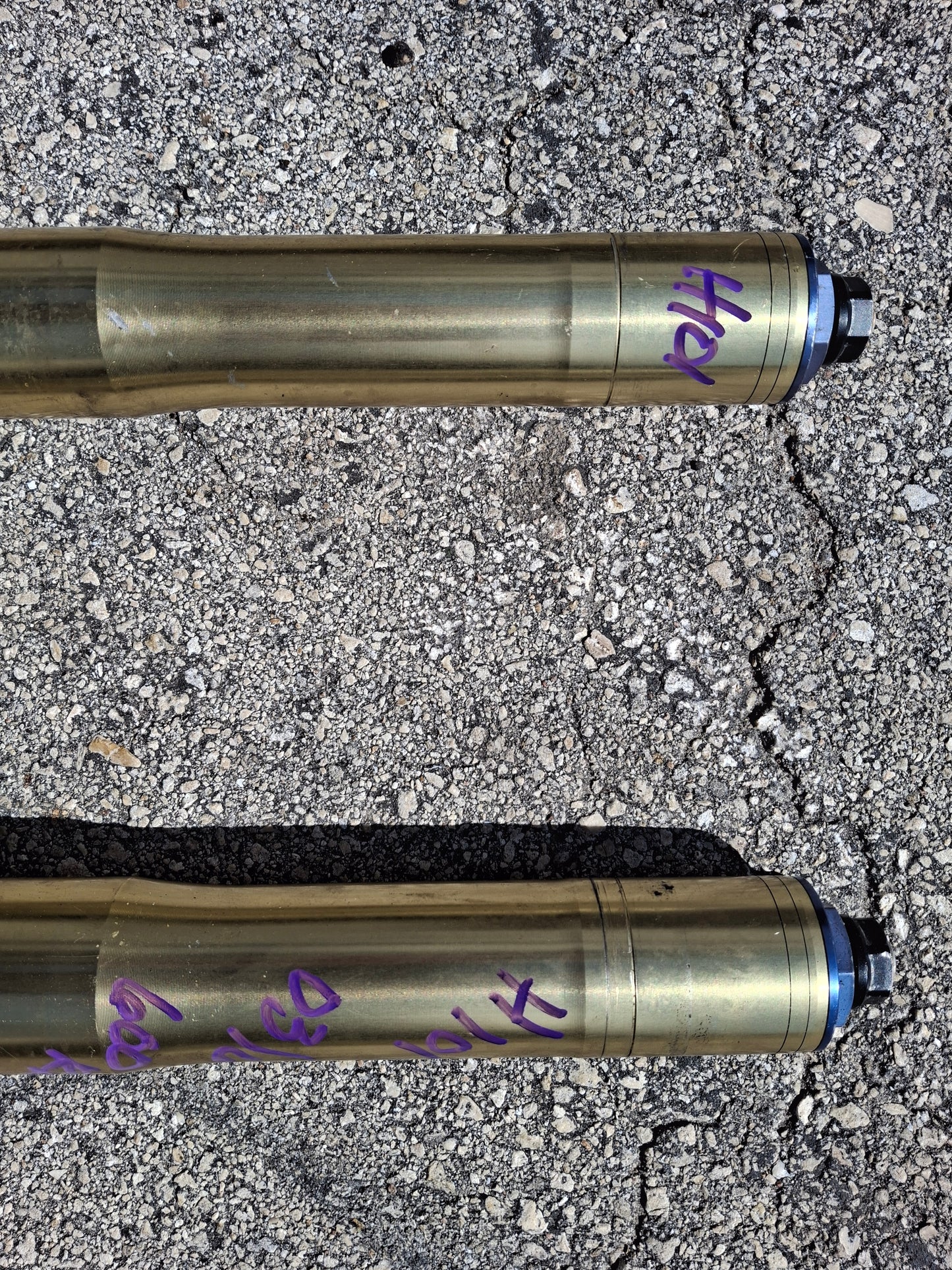 05 06 Honda CBR600RR Forks 600RR Front End Inverted With Axle MEE CBR 600