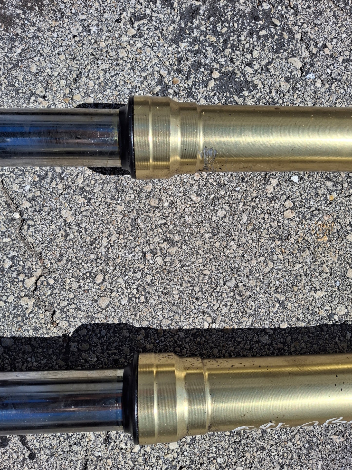 05 06 Honda CBR600RR Forks 600RR Front End Inverted With Axle MEE CBR 600