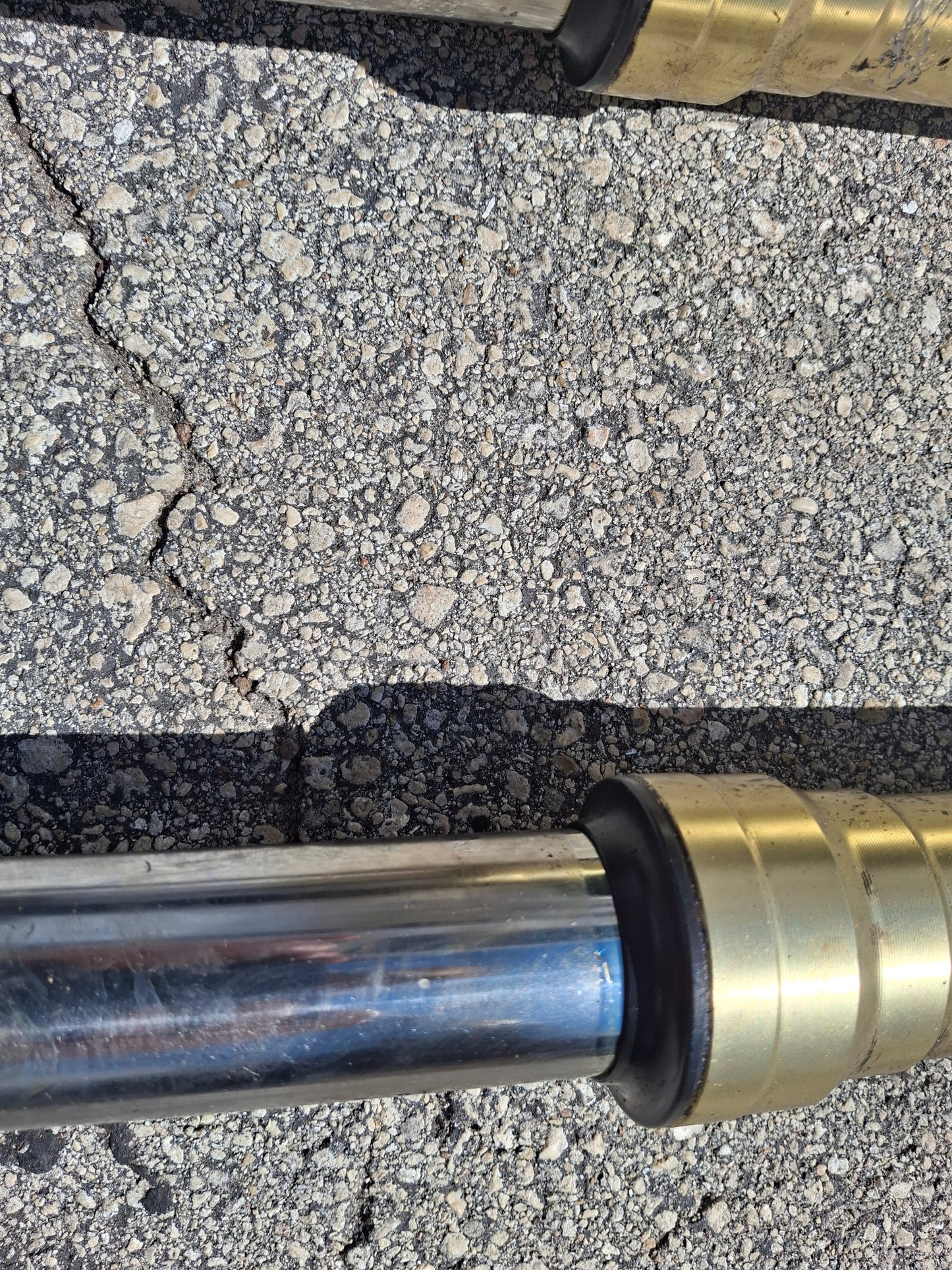 05 06 Honda CBR600RR Forks 600RR Front End Inverted With Axle MEE CBR 600