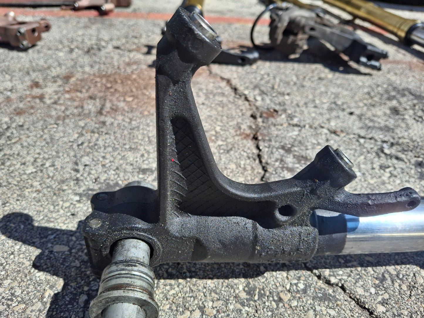 05 06 Honda CBR600RR Forks 600RR Front End Inverted With Axle MEE CBR 600