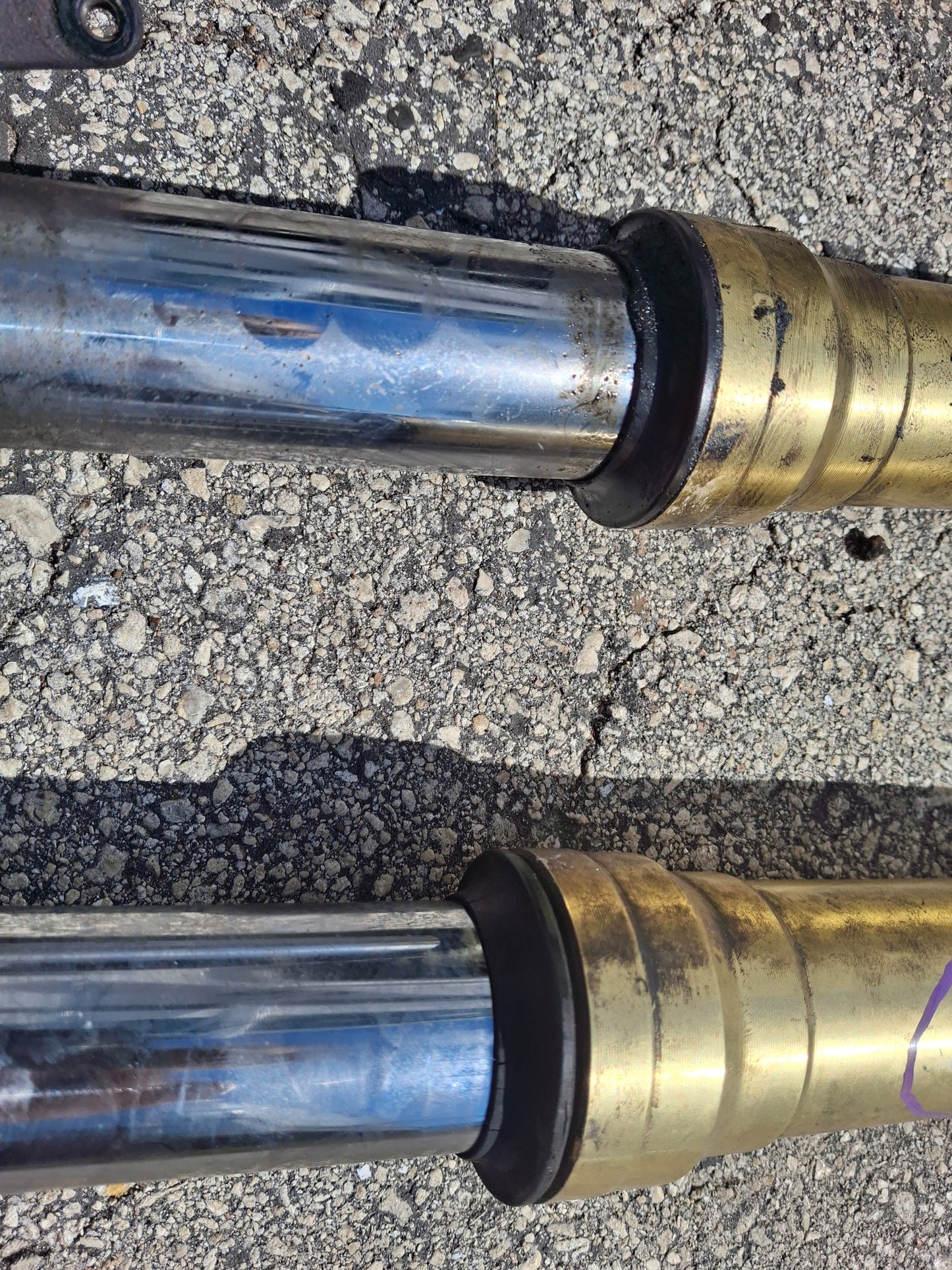 05 06 Honda CBR600RR Forks 600RR Front End W/ Calipers CBR 600 RR Suspension