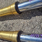 05 06 Honda CBR600RR Forks 600RR Front End R Side Bent CBR 600 RR Suspension MEE