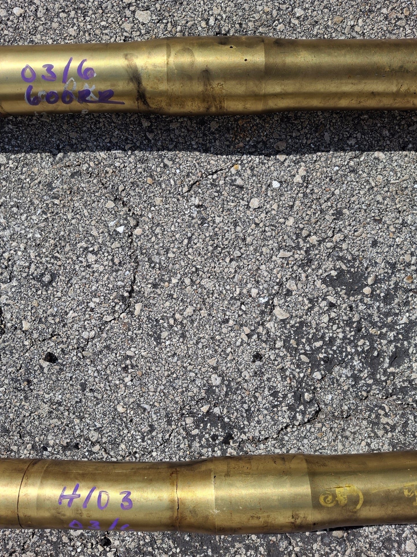 05 06 Honda CBR600RR Forks 600RR Front End R Side Bent CBR 600 RR Suspension MEE