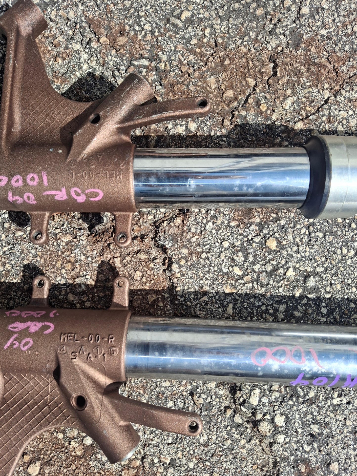 04-07 Honda CBR1000RR Forks R For Parts CBR 1000 Front End CBR1000 Suspension