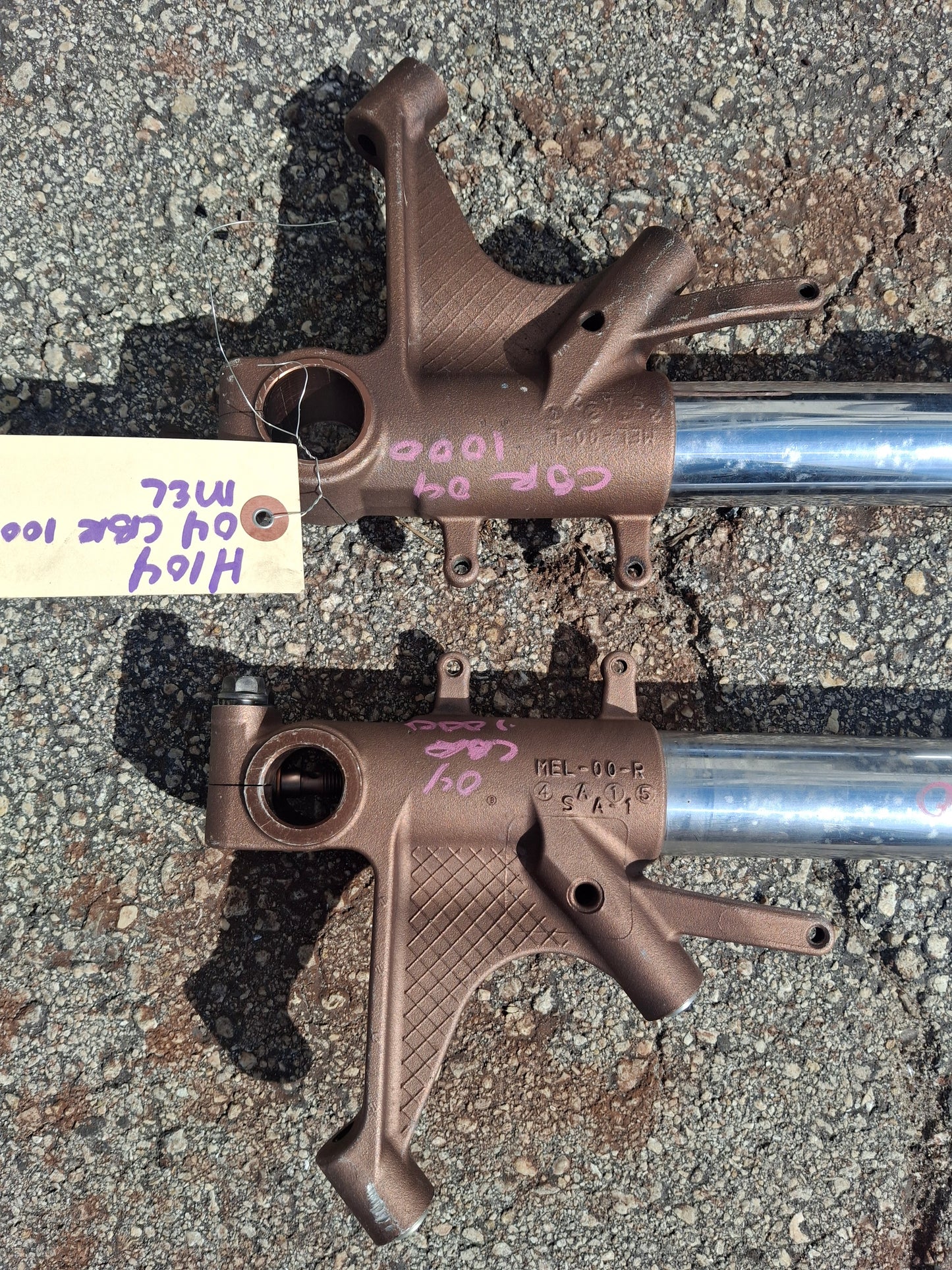 04-07 Honda CBR1000RR Forks R For Parts CBR 1000 Front End CBR1000 Suspension